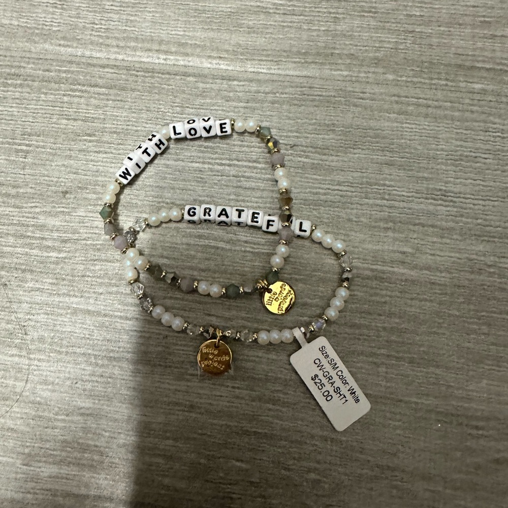 Little Words Project bracelets - bundle of 2